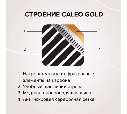 Теплый пол пленочный CALEO GOLD 230Вт/м2 1,5 м2