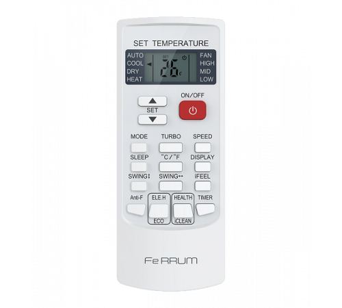 Инверторная кассетная сплит-система FeRRUM CASSETE LCAC12C3-AI / LCAU12U3-AI