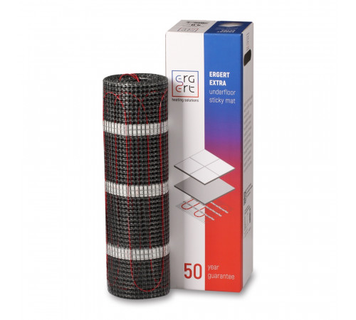 Нагревательный мат Ergert EXTRA-200 500 Вт, 2,5 кв.м.