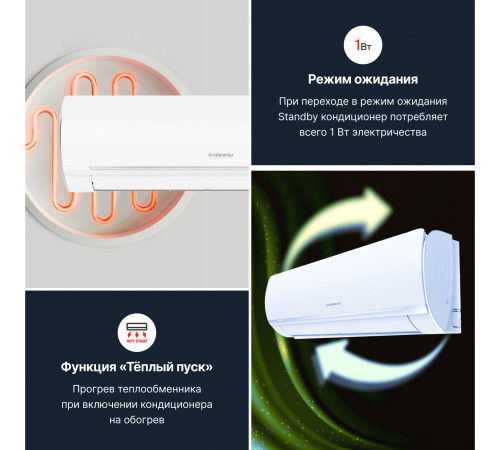 Тепловой насос типа «воздух-воздух» Kentatsu серии OTARI KSGOT70HZRN1/KSROT70HZRN1