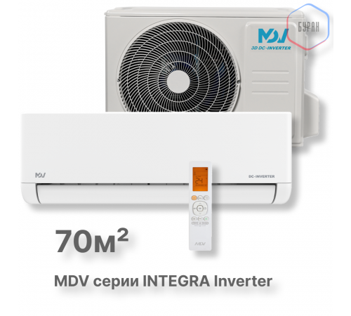Инверторная сплит-система MDV серия INTEGRA Inverter серия INTEGRA Inverter MDSI-24HRFN8/MDOI-24HFN8