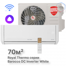 Сплит-система инверторного типа Royal Thermo Barocco DC RTBI-24HN8_V2/white комплект