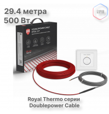 Кабель нагревательный Royal Thermo RTDC 2-17-500 с терморегулятором RTO-16