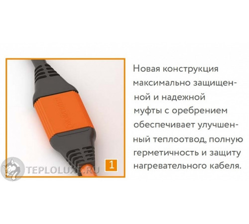 Нагревательный кабель Теплолюкс ProfiRoll 153,0 м/2700 Вт