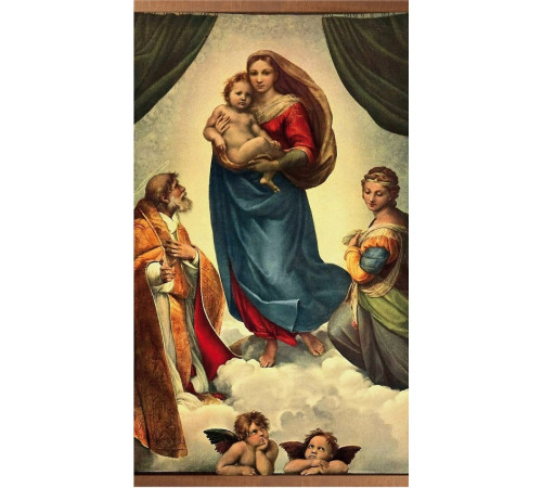 Пленочный инфракрасный обогреватель Домашний очаг Сикстинская Мадонна 500Вт