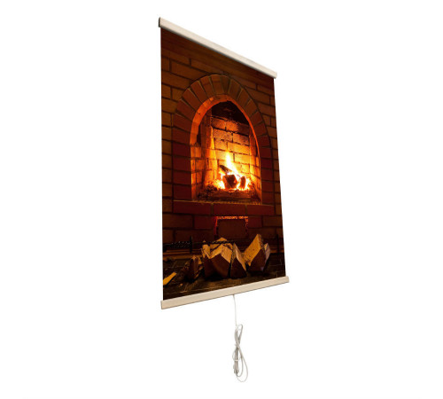 Пленочный инфракрасный обогреватель Домашний очаг Камин