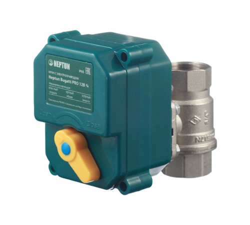 Кран шаровый с электроприводом Bugatti Pro 12В 3/4