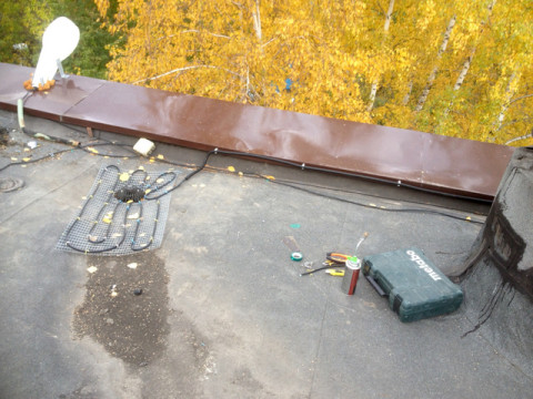 Система антиобледенения кровли и водостоков в Новосибирске