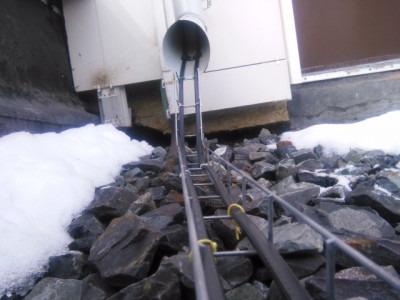 Выполнен ряд объектов с системой антиобледенения кровли и водостоков