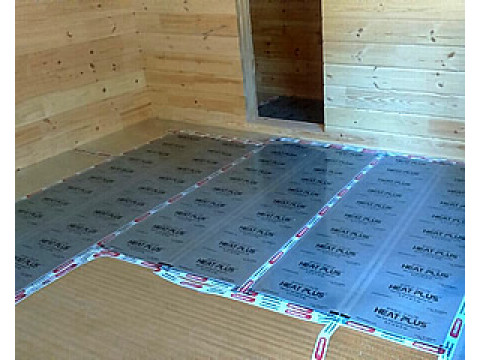 Обогрев дома тёплыми полами