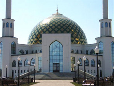 Теплый пол в Мечети Мунира, город Кемерово