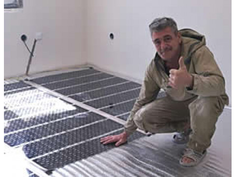 Обогрев комнаты пленочным теплым полом