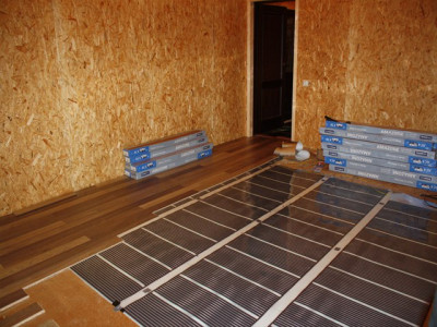 Теплый пол для дачи.