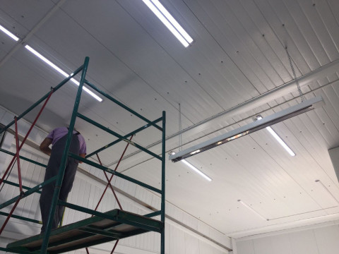 Обогреватели на производство домов.