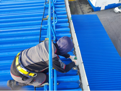 Монтаж системы снеготаяния в г. Кемерово! 