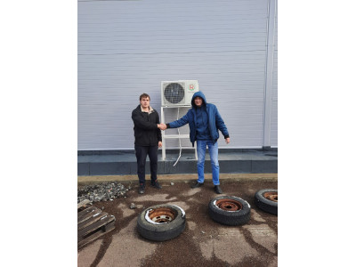 Монтаж канального кондиционера Royal clima в г. Новосибирске.