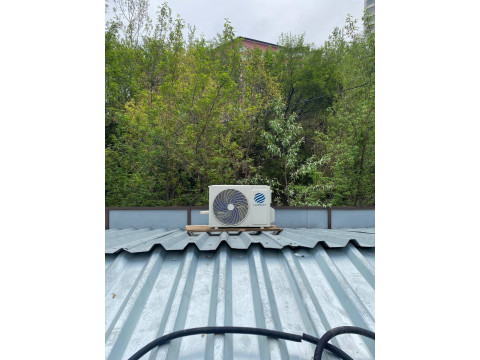 Монтаж сплит системы в вагончике