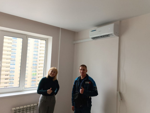 Установка кондиционера Loriot 09 в Новосибирске: Опыт Юлии на улице Костычева