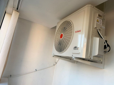 Монтаж кондиционера на балконе многоквартирного дома по адресу г.Томск ул. Челюскинцев, дом 2