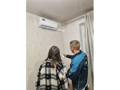 Монтаж кондиционера Coolberg для клиентки Ирины: профессиональная установка с учетом особенностей интерьера