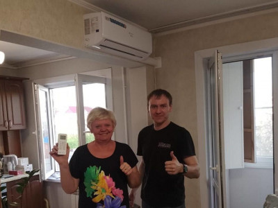 Установка кондиционера Loriot LAC-12TA NEON в Бийске на пер. Донском, 35 — комфортное решение от компании «Буран»