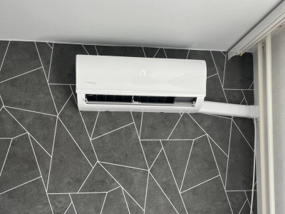 Монтаж кондиционера Kentatsu YUKI на ул. Олеко Дундича, 15 — работа бригады №6 для клиентки Оксаны