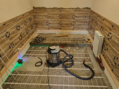 Монтаж тёплого пола Russian Heat у Натальи из Батурино — уют начинается с пола!