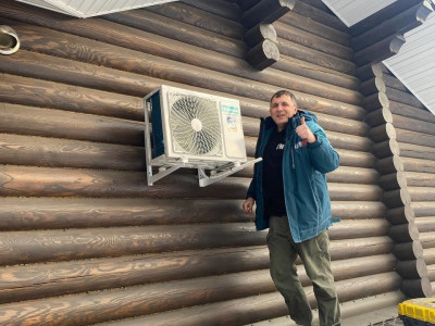 Установка двух кондиционеров Hisense Zoom Inverter в дачном обществе Морозово — профессиональный монтаж в Новосибирске