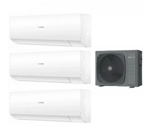 Мульти-сплит-система с 3 внутренними блоками Casarte 4U75CM1/R3 / CAS25CX1/R3-Wx3