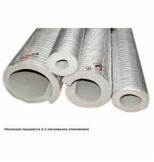 Изоляция для труб фольгированная, стенка 20мм, диаметр 115мм, 2м, Корея (100А-20Т)