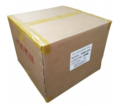 EASTEC GR 40-2 CR, M=40W (200м/рул.), греющий кабель с УФ защитой, пог.м.