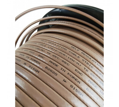 STB 16-2 CR (16 Вт/м) Саморегулирующийся нагревательный кабель, пог.м.