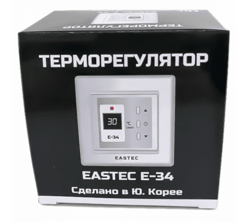 Терморегулятор EASTEC E-34 белый (Встраиваемый 3,5 кВт)