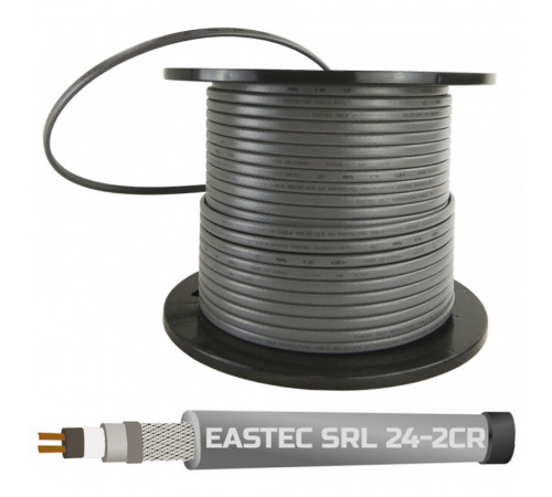 EASTEC SRL 24-2 CR, M=24W (200м/рул.), греющий кабель, пог.м.