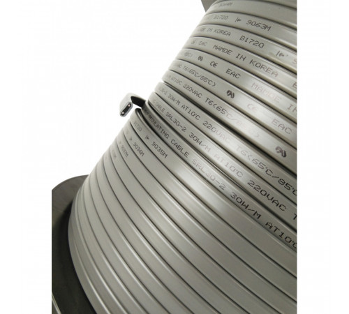 EASTEC SRL 30-2 M=30W (300м/рул.), греющий кабель без оплетки, пог.м.