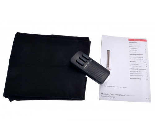 Электрический напольный обогреватель Hugett Gaea Black