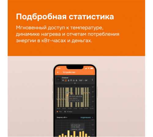 Умный Wi-Fi терморегулятор для теплого пола Welrok oz bk