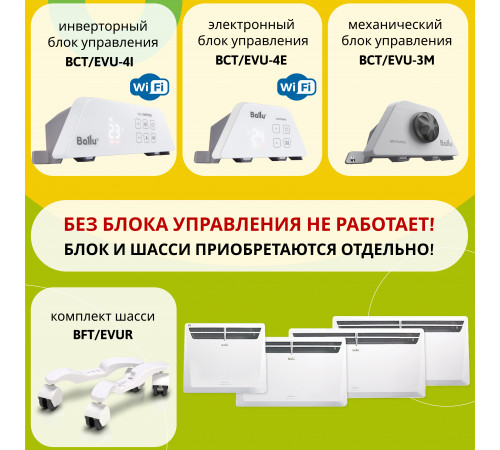 Модуль отопительный электрического конвектора Ballu Evolution Transformer BEC/EVU-2000