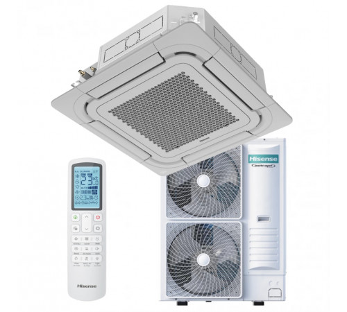 Инверторная сплит-система кассетного типа серии HEAVY EU DC INVERTER R32 AUC-48UR4RKC8/PE-QFA/CD/AUW-48U6RN8 (комплект)