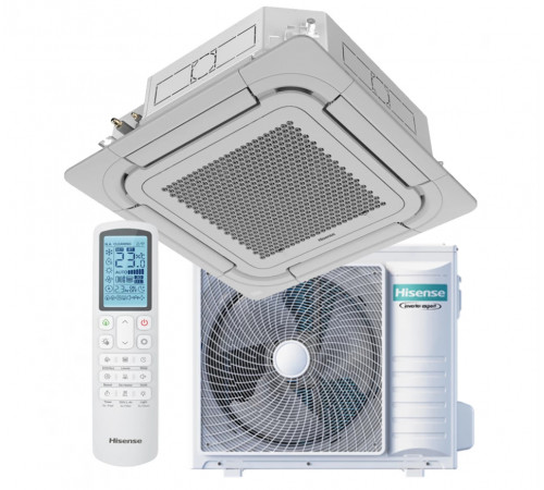 Инверторная сплит-система кассетного типа серии HEAVY EU DC INVERTER R32 ACT-24UR4RJC8/PE-QFA/CD/AUW-24U4RJ7 (комплект)