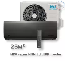 Инверторная сплит-система MDV серия INFINI Loft ERP Inverter  MDSALF-09HRFN8 / MDOALF-09HFN8